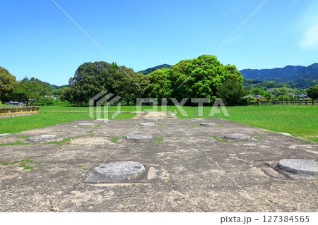 川原寺跡 中門跡 川原寺跡 中門跡 127384565