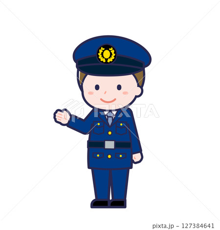 警察官/ななめ/男性 15 警察官/ななめ/男性 15 127384641