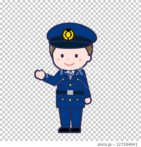 警察官/ななめ/男性 15 警察官/ななめ/男性 15 127384641