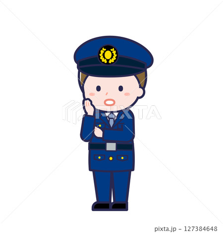 警察官／ななめ／男性 20 127384648