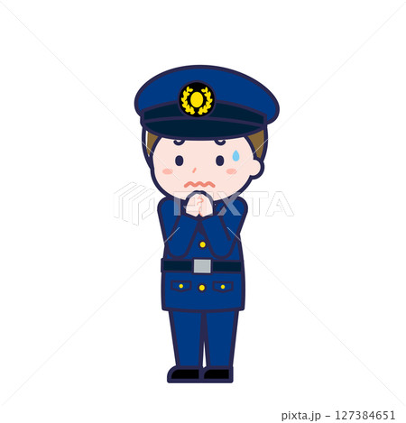 警察官／ななめ／男性 23 127384651