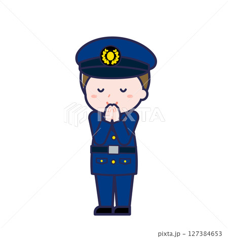 警察官／ななめ／男性 24 127384653
