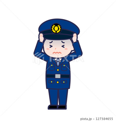 警察官／ななめ／男性 26 127384655