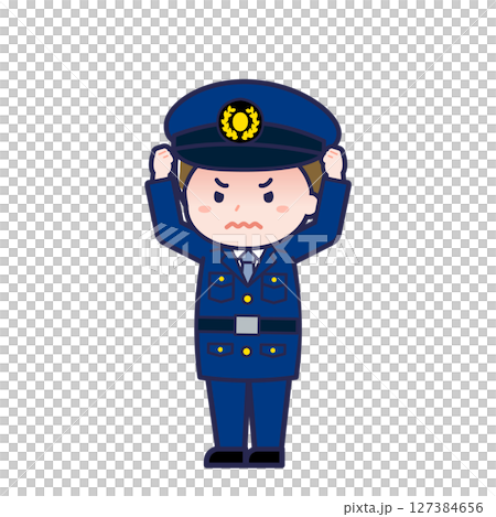 警察官/ななめ/男性 27 警察官/ななめ/男性 27 127384656