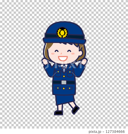 警官/對角線/女性 07 127384666