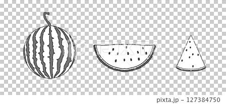 簡單的西瓜圖 127384750