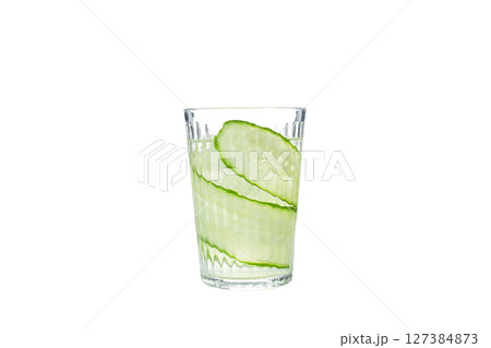 PNG, Brine cocktail with ice in glass, isolated on white background PNG, Brine cocktail with ice in glass, isolated on white background 127384873
