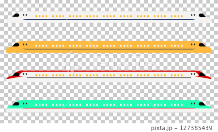 新幹線插圖素材集 127385439