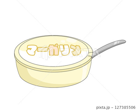 マーガリンのイラスト マーガリンのイラスト 127385506