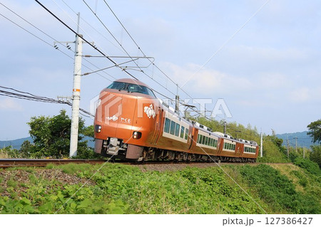 【JR西日本】273系 特急「やくも」（山陰本線：荘原〜直江） 127386427