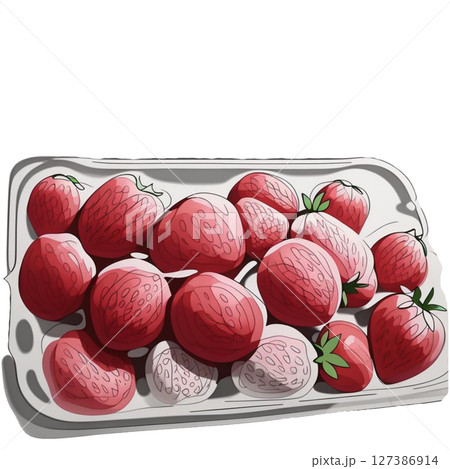 funny clown isolated on white 127386914