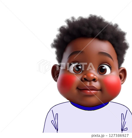 little boy with face in mouth little boy with face in mouth 127386927