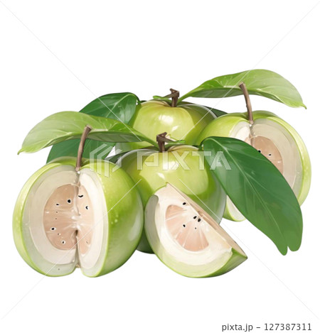 onions isolated on white background 127387311