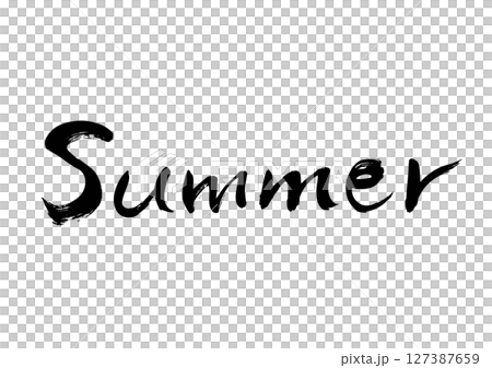Summer (calligraphy)-01 127387659