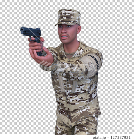 A soldier A soldier 127387921