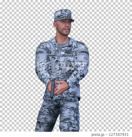 A soldier A soldier 127387931