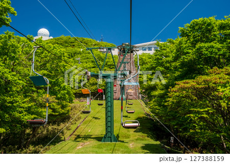 御在所岳 山上公園内の風景『観光リフト』 御在所岳 山上公園内の風景『観光リフト』 127388159