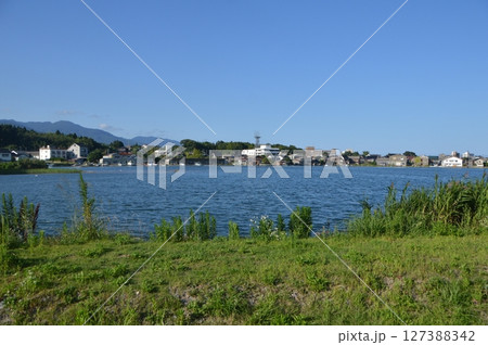 加茂湖(佐渡グランドホテル・佐渡島/新潟県佐渡市加茂歌代) 加茂湖(佐渡グランドホテル・佐渡島/新潟県佐渡市加茂歌代) 127388342