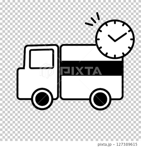 定時送貨圖標 定時送貨圖標 127389615
