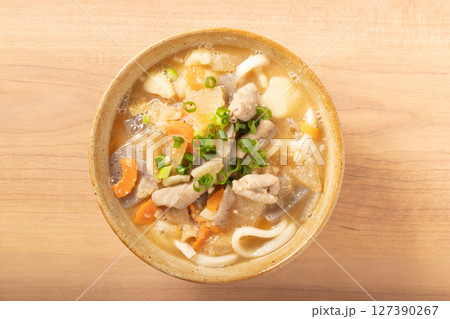 味噌もつ煮 うどん 味噌もつ煮 うどん 127390267