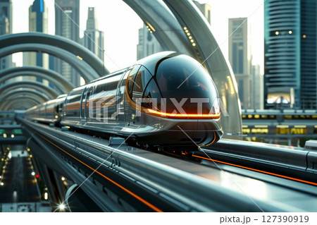 diamond ring in red box in woman hand on . ai generative 127390919