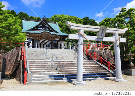 【佐賀県】快晴の鏡山稲荷神社 127392233