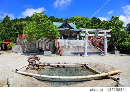 【佐賀県】快晴の鏡山稲荷神社 127392234