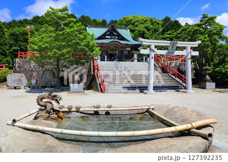 【佐賀県】快晴の鏡山稲荷神社 127392235