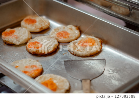Egg - Food, Fried Egg, Breakfast, Cooking Pan, Cooking 127392589