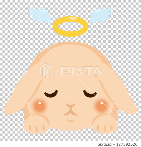 Illustration of a dead rabbit 127392620
