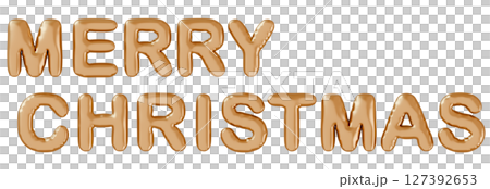 3D圖像_氣球_聖誕快樂_金色 3D圖像_氣球_聖誕快樂_金色 127392653