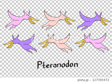 Illustration of Pteranodon Illustration of Pteranodon 127393472