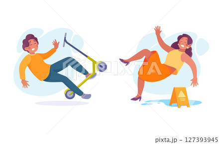 Discover the Fun and Unexpected Falls That Happen in Everyday Life, Bringing Laughter 127393945