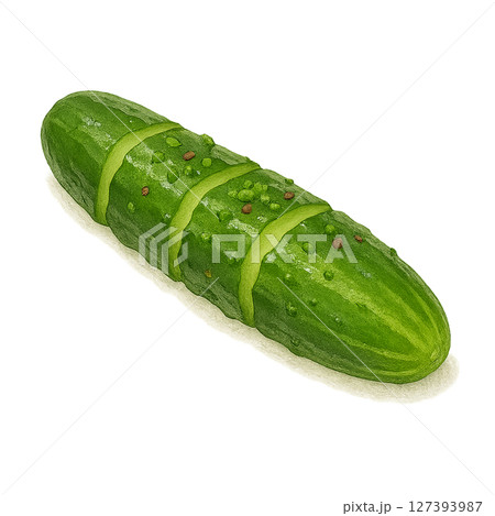 夏を代表する食べ物のイラスト素材 夏を代表する食べ物のイラスト素材 127393987
