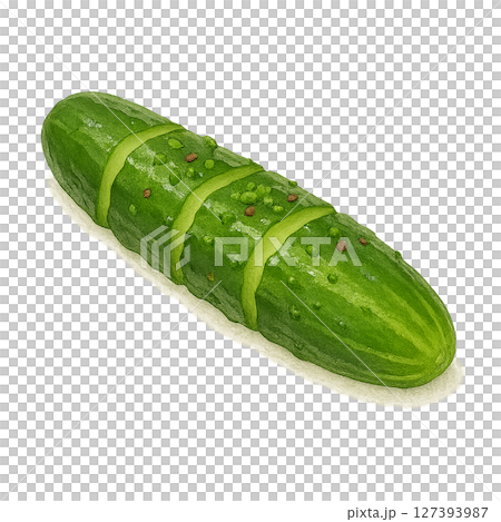 夏を代表する食べ物のイラスト素材 夏を代表する食べ物のイラスト素材 127393987