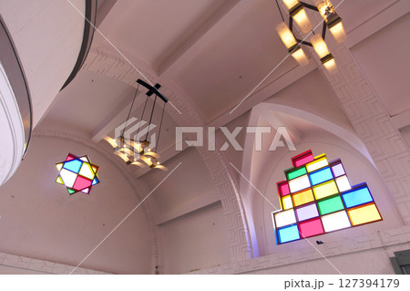 出雲市 一畑電鉄 出雲大社前駅 待合室天井 出雲市 一畑電鉄 出雲大社前駅 待合室天井 127394179