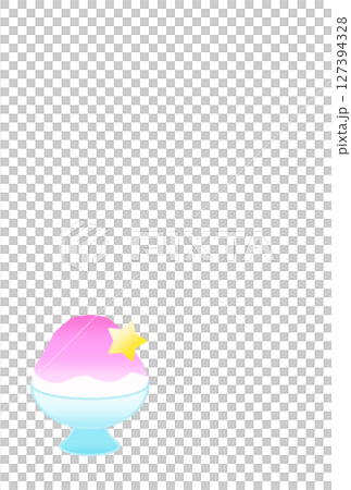 かき氷の背景〈ハガキ〉　A 127394328