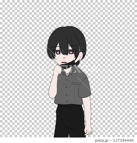 夏の黒マスク男子 夏の黒マスク男子 127394440