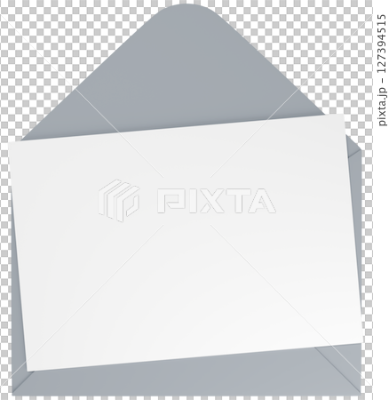 3D插圖_字母設定_灰色 127394515