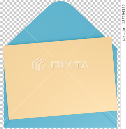 3Dイラスト_レターセット 127394529