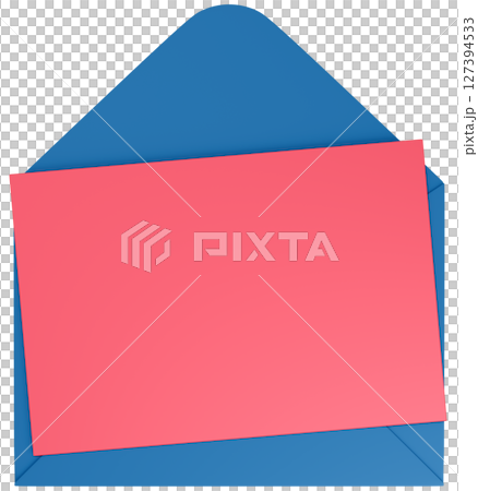 3Dイラスト_レターセット 3Dイラスト_レターセット 127394533