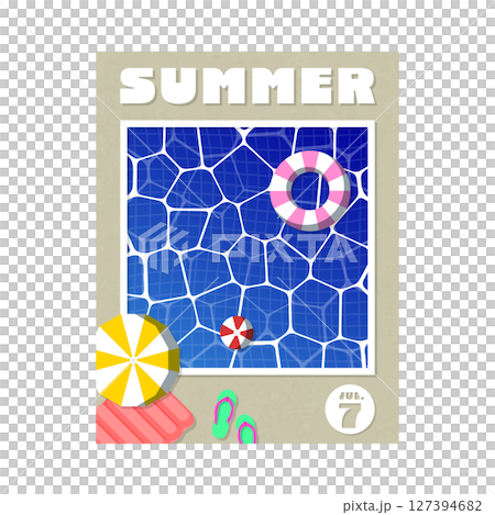 シンプルでスタイリッシュなな夏休みのポストカード 海辺のバカンス 夜明け シンプルでスタイリッシュなな夏休みのポストカード 海辺のバカンス 夜明け 127394682