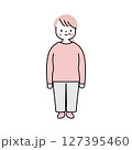 更年期女性正しい姿勢 127395460