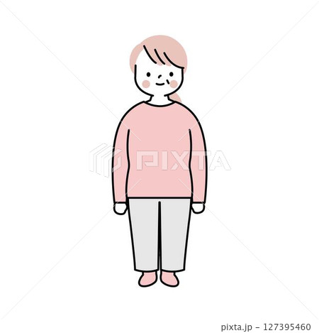 更年期女性正しい姿勢 127395460