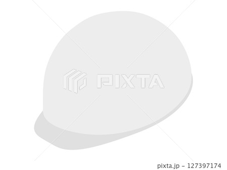白い安全ヘルメットのアイソメトリックイラスト 白い安全ヘルメットのアイソメトリックイラスト 127397174