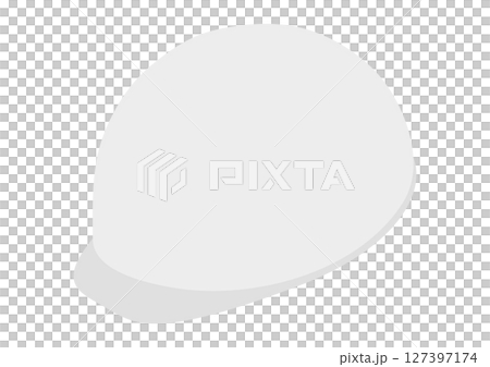 白い安全ヘルメットのアイソメトリックイラスト 白い安全ヘルメットのアイソメトリックイラスト 127397174