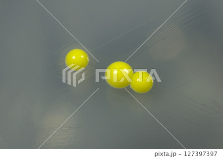 Colonies of Micrococcus luteus bacteria Colonies of Micrococcus luteus bacteria 127397397