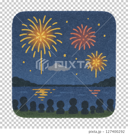 夏季郊遊景點插畫 127400292