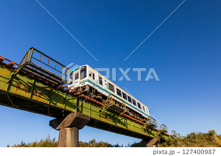 静岡県掛川市幡鎌　天竜浜名湖鉄道と沿線の風景 127400987