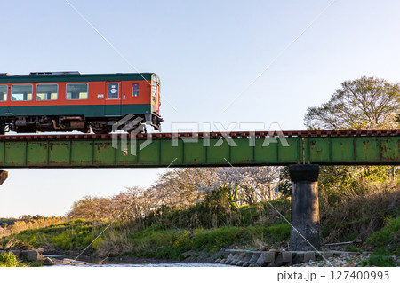 静岡県掛川市幡鎌　天竜浜名湖鉄道と沿線の風景 127400993